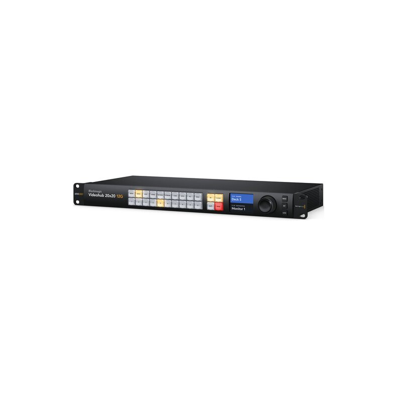 Blackmagic Videohub 20x20 12G Zero-Latency Video Router