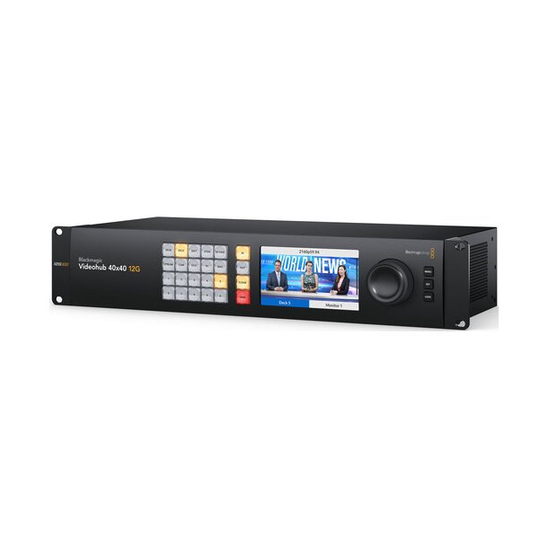 Blackmagic Videohub 40x40 12G Zero-Latency Video Router