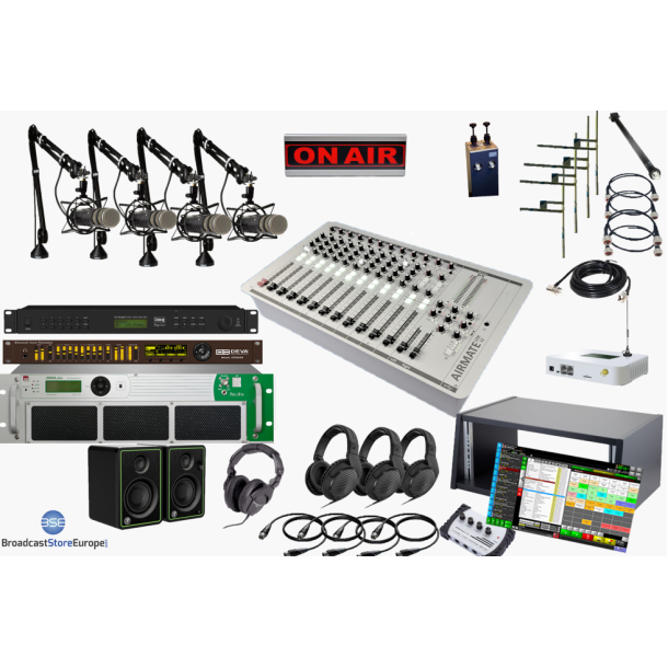 Complete Radio Station 1000W (1kW/4800W ERP)-low cost