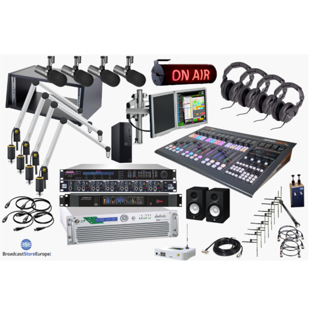 Complete On Air Radio Station 6000W (6 kW/40000W ERP)