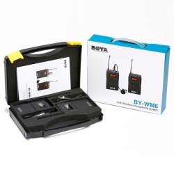 Boya BY-WM6S UHF Wireless Microphone System