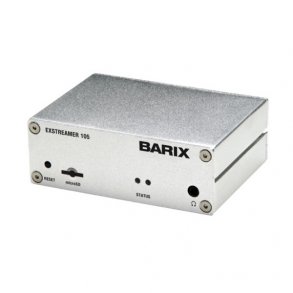 Barix Exstreamer 105 IP audio Decoder EU (230V) Ohne Kabel