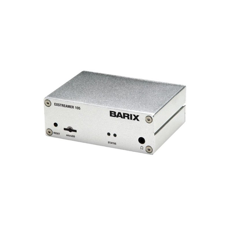Barix Exstreamer 105 IP audio Decoder EU (230V) without cable