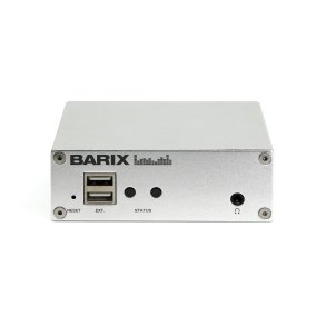Barix Multicoder M400 EU Package, Low-latency Audio over IP Encoder that can do AAC+ and OPUS