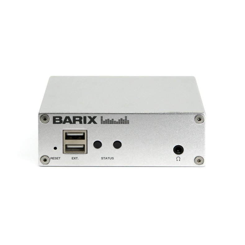 Barix Multicoder M400 EU Package, Low-latency Audio over IP Encoder that can do AAC+ and OPUS