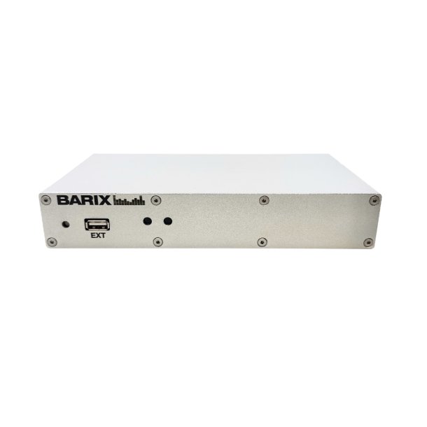 Barix LX400 STL Package, Codec for Studio Transmitter Links, OPUS, AACplus and PCM uncompressed, RTP, AES3, 24VDC + PoE.