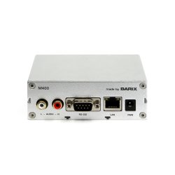 Barix Multicoder M400 EU Package, Low-latency Audio over IP Encoder that can do AAC+ and OPUS