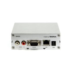 Barix RetailPlayer M400 EU, for background music-streaming decoder to work with RetailPlayer portal