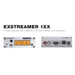 Barix Exstreamer 105 IP audio Decoder EU (230V) without cable
