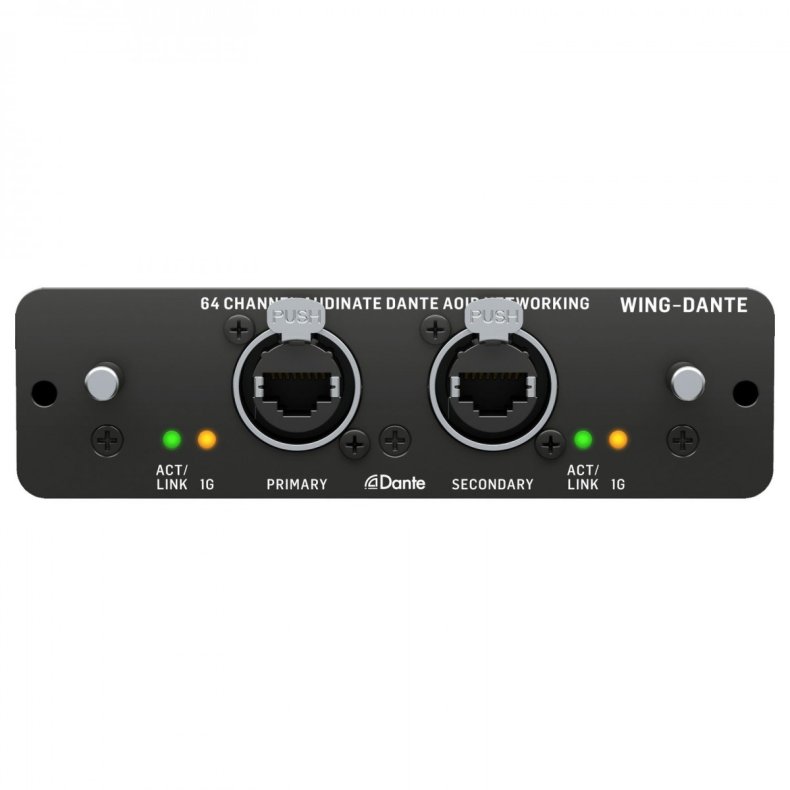 Behringer WING 64x64-Channel Audinate Dante Expansion Card