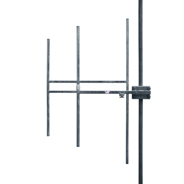 EuroCaster BKR/3 VHF (vert.) 3-element Yagi-antenne, 140-174 MHz, Stainless Steel, 500W, 5dbd, N-con