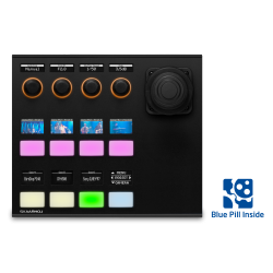 Skaarhoj PTZ View w/Blue Pill Inside - Slim Enclosure Black