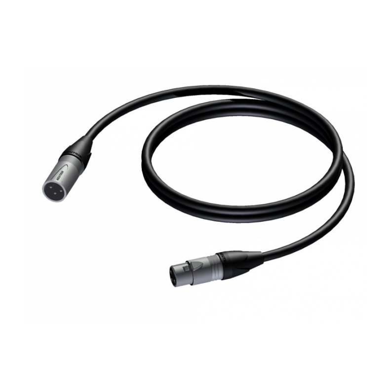 Procab Microphone cable XLR-XLR 0.5 meter