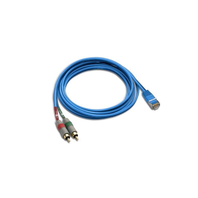 Studiohub 993016 Adapter Cable RJ-45 Male to dual RCA Male - Unbalanced-180cm
