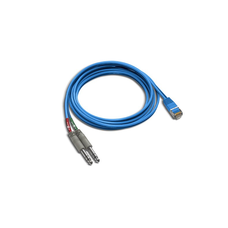 Studiohub 993015 Adapter Cable RJ-45 Male to dual 1/4in. TRS Male - Balanced-180cm