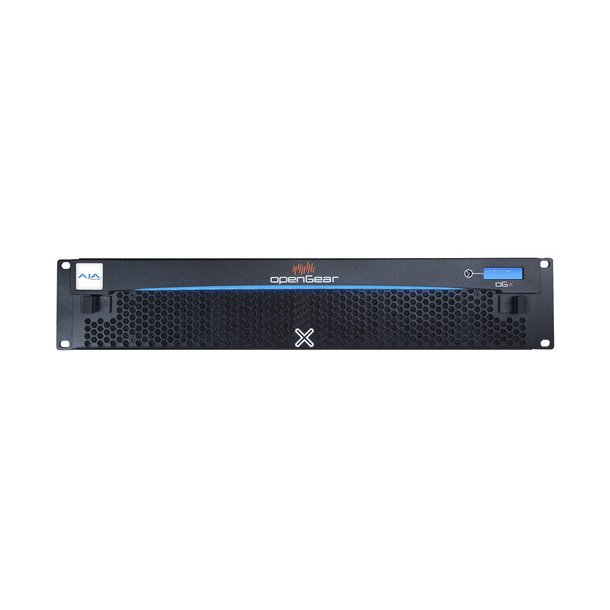 AJA OG-X-FR OpenGear 2HE Rackframe, single PSU 600W, Network card MFC-8322-S, 20 slots