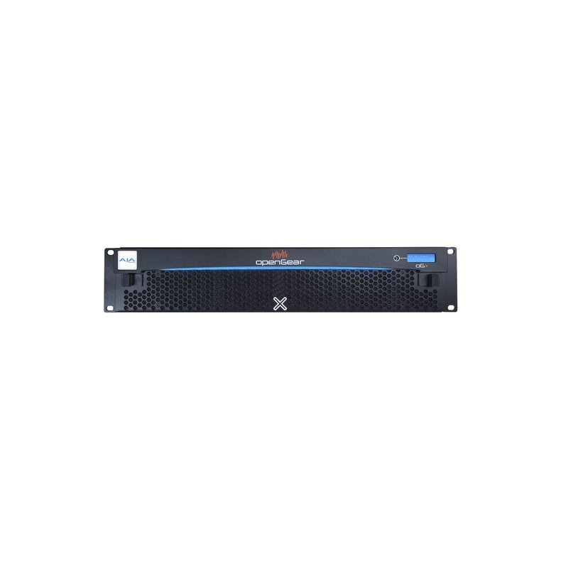 AJA OG-X-FR OpenGear 2HE Rackframe, single PSU 600W, Network card MFC-8322-S, 20 slots