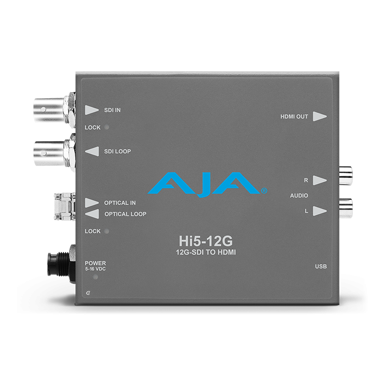 AJA Hi5-12G 12G-SDI to HDMI 2.0 Converter