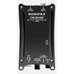 Sonifex CM-BH4WX Belt-Pack 4-Wire Headphone Amp With 4 Pin XLR Headset Socket