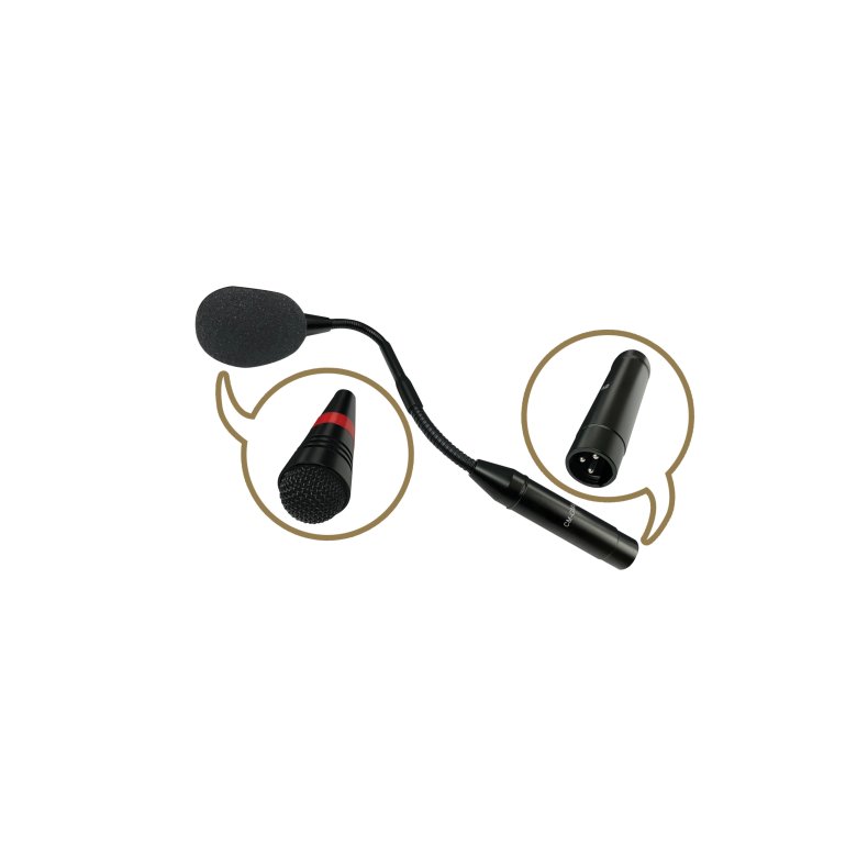 Sonifex CM-GM2 Professional Gooseneck Condenser Microphone, 30cm
