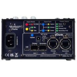 Glensound  CHARLES Dante/AES67 interpreter's box with 2 talk outputs + floor input.� PoE or mains