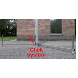 Clark Masts Tripod Mk VI 1500mm (Stainless Steel)-recommended for masts up to 10m