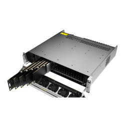 Kiloview RF02 AV over IP Mediacenter,  2RU, up to 18 cards, encoding, decoding, media gateway, bond.