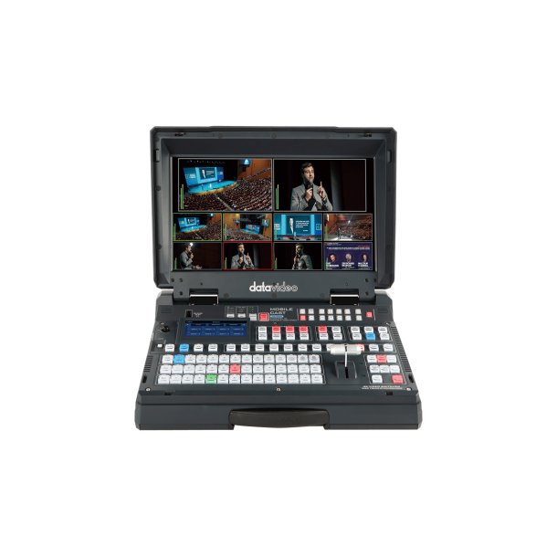 DataVideo HS-4000 8 Channel UHD Video Switcher, 4K50/60P (12G-SDI + 4x HDMI), 4K Streaming/Recording