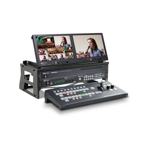 DataVideo GO-1200 Studio 6 Channel HD Portable Video Production Studio, 4x HD-SDI/2x HDMI input