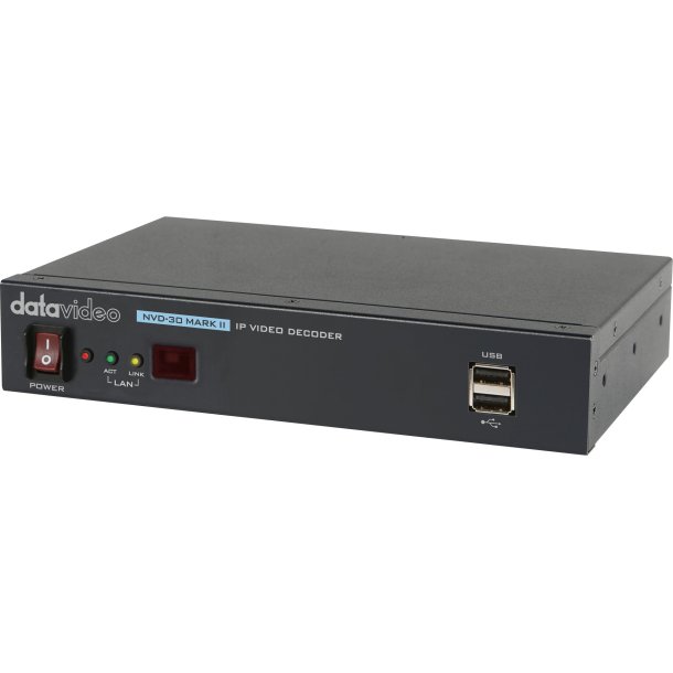 DataVideo NVD-30MK2 Stream decoder, HDMI output and SRT decoding