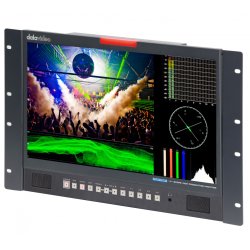 DataVideo TLM-170FR 4K Scopeview 7U Rackmount production mon. (17,3" HD Panel),12G-SDI/2x HDMI input