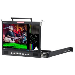 DataVideo TLM-170KM 4K Scopeview Foldable Racktray, production mon. (17,3" UHD Panel),12G-SDI/2xHDMI
