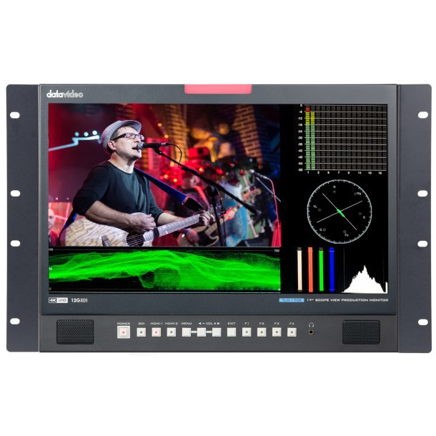 DataVideo TLM-170KR 4K Scopeview 7U Rackmount, production mon (17,3