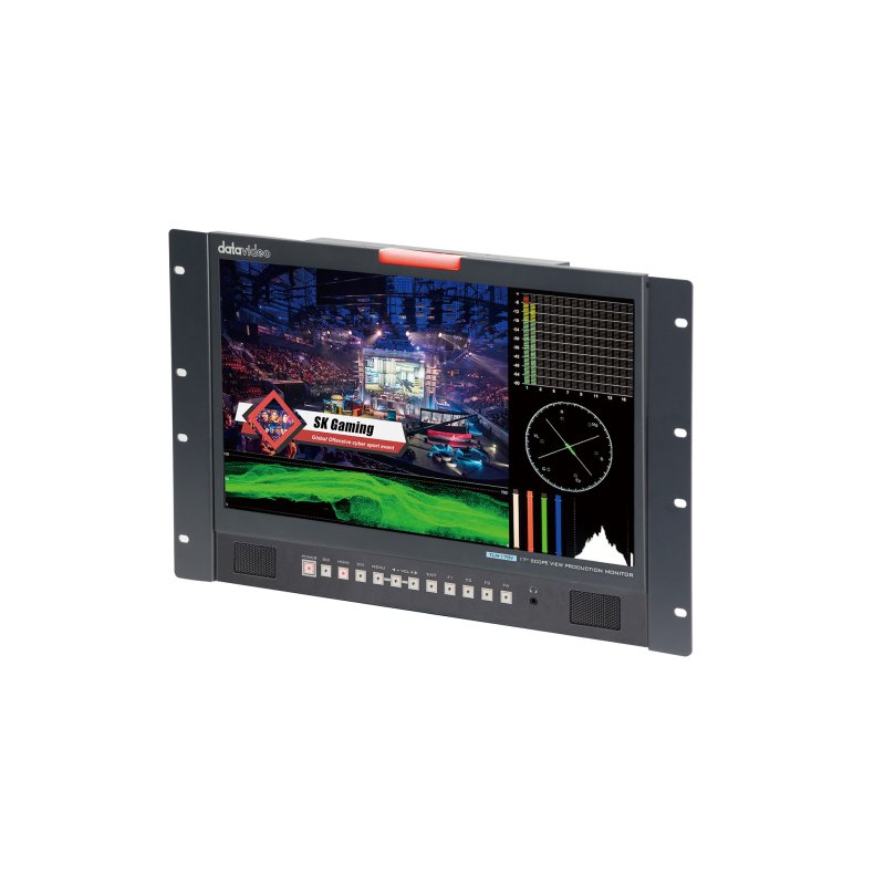 DataVideo TLM-170VR 17,3" IPS panel 7U Rackmount monitor 1920x1080P, 3Gbps/HD/SD-SDI/HDMI input