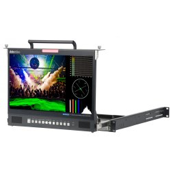 DataVideo TLM-170FM 4K Scopeview Foldable Racktray mon. (17,3" HD Panel)12G-SDI/2x HDMI input w loop