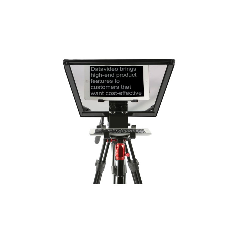 DataVideo TP-650MKII ENG Prompter, W/O remote control, Adjustable mount to hold tablets from 8"-13"