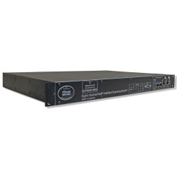 Glensound DARK88/R RAVENNA 1u 19" rack mount 8 inp+8 out on XLR breakout box with dual CAT5 and opt.