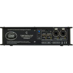 Glensound DARK8O 8 outputs on XLR with dual CAT5 and optical DANTE interface