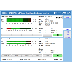 DEVA DB3012 DAB/DAB+/IP Audio Monitoring Receiver 
