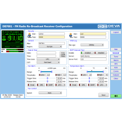 DEVA DB7001 FM Radio Re-Broadcast Receiver DSP-based with TCP/IP Connectivity