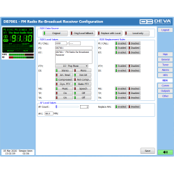 DEVA DB7001 FM Radio Re-Broadcast Receiver DSP-based with TCP/IP Connectivity
