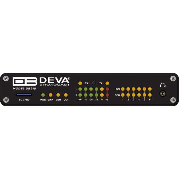 DEVA DB910 - Full Duplex Compact IP Audio Codec