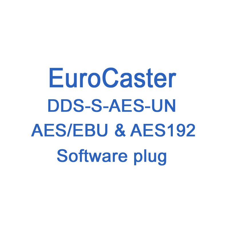EuroCaster DDS AES/EBU &amp; AES192 (digital MPX over AES) inputs - Unlimited software license