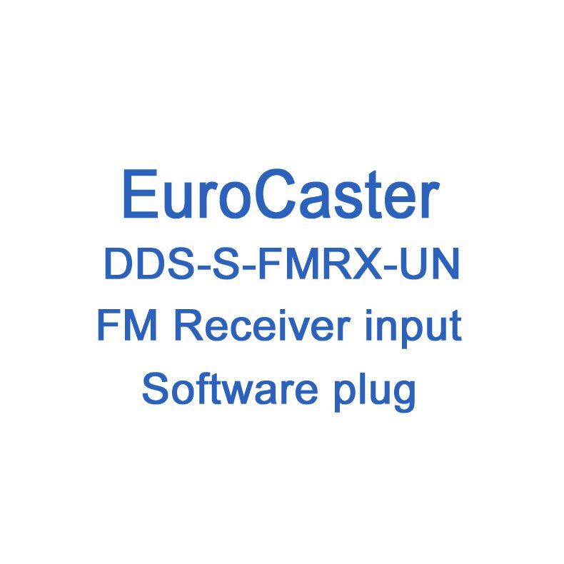 EuroCaster DDS FM receiver input (for repeater operation) - Unlimited software license