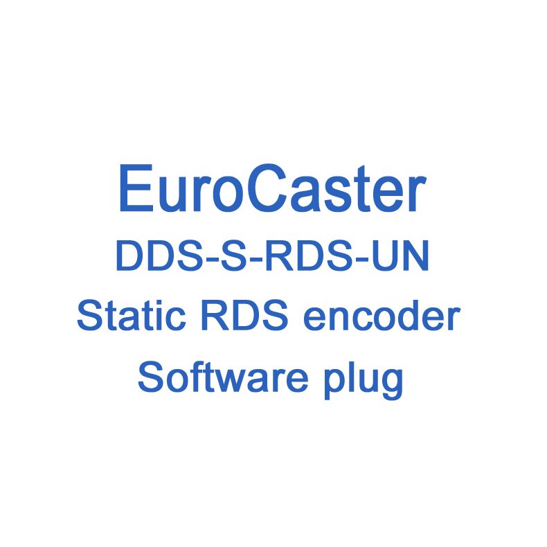 EuroCaster DDS Static RDS encoder - Unlimited software license