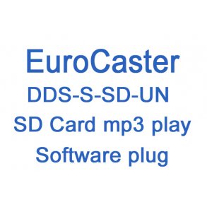 EuroCaster DDS Slot for micro SD card (mp3 emergency player) - Unlimited software license