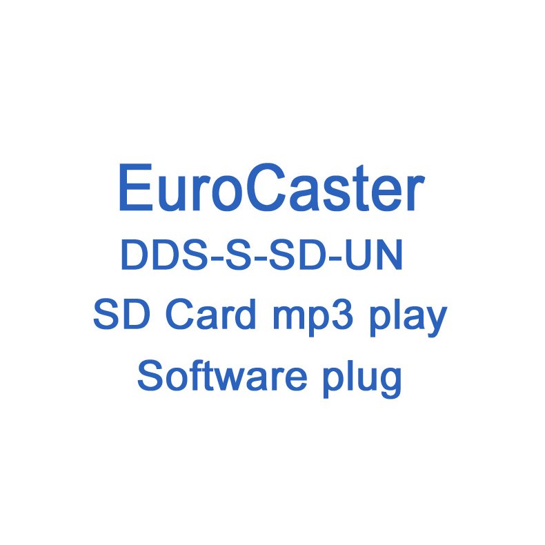 EuroCaster DDS Slot for micro SD card (mp3 emergency player) - Unlimited software license