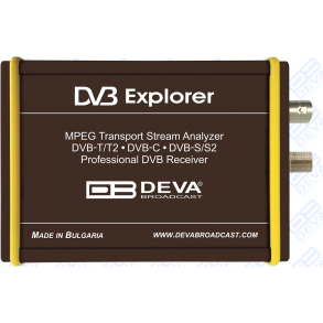 DEVA DVB Explorer - Advanced DVB-T/T2/C/S/S2 Analyzer