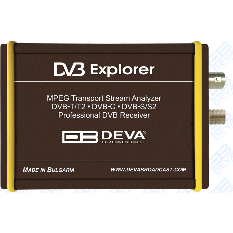 DEVA DVB Explorer - Advanced DVB-T/T2/C/S/S2 Analyzer