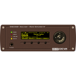 DEVA Radio Explorer III DAB - Third Gen. Mobile DAB/DAB+ Radio Analyzer w. second tuner 